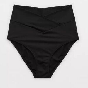 Aerie Crossover High Waisted Bikini Bottom